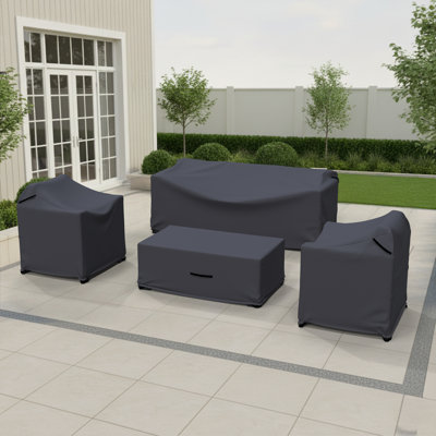Ensemble de conversation en aluminium Brandtley