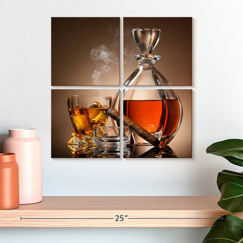 Carafe à whisky Yarlin, H 18 po x l 18 po