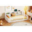 Lit en bois avec armoires de rangement et ports USB-1873246045