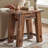 Solid Wood Farmhouse Accent Table, 27"W
