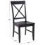 Chaise d'appoint à dossier en X Cierra-1016120000