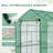 7' X 5' X 6' Walk-In Greenhouse With Mesh Door And Windows
