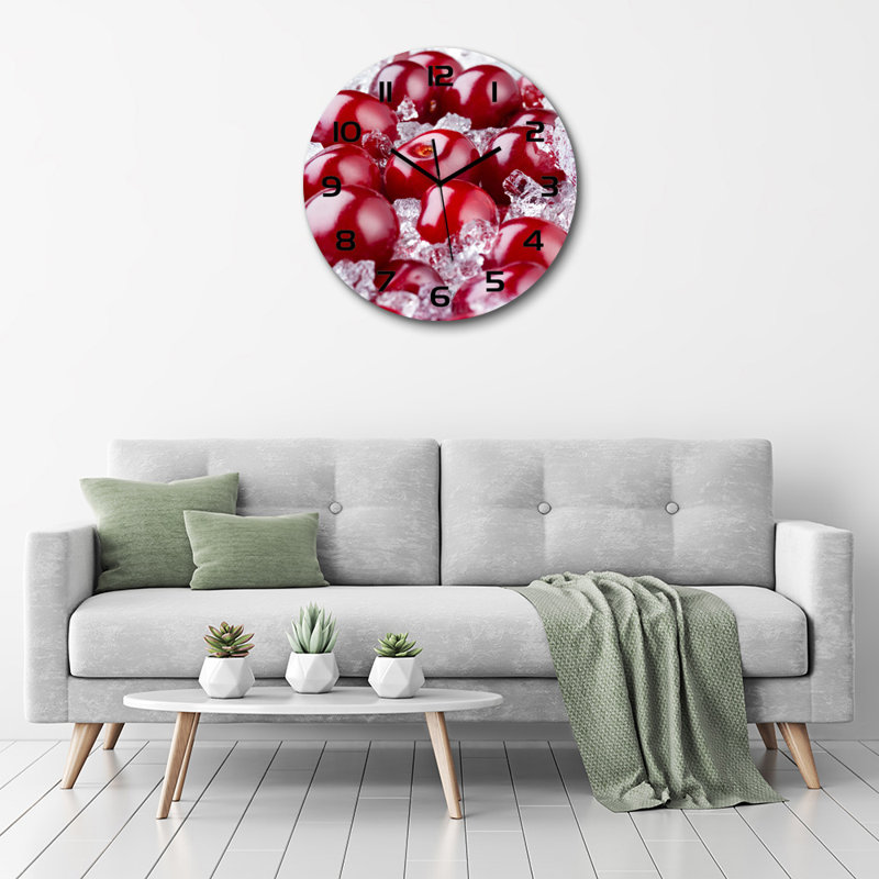 Jesyka Glass Wall Clock