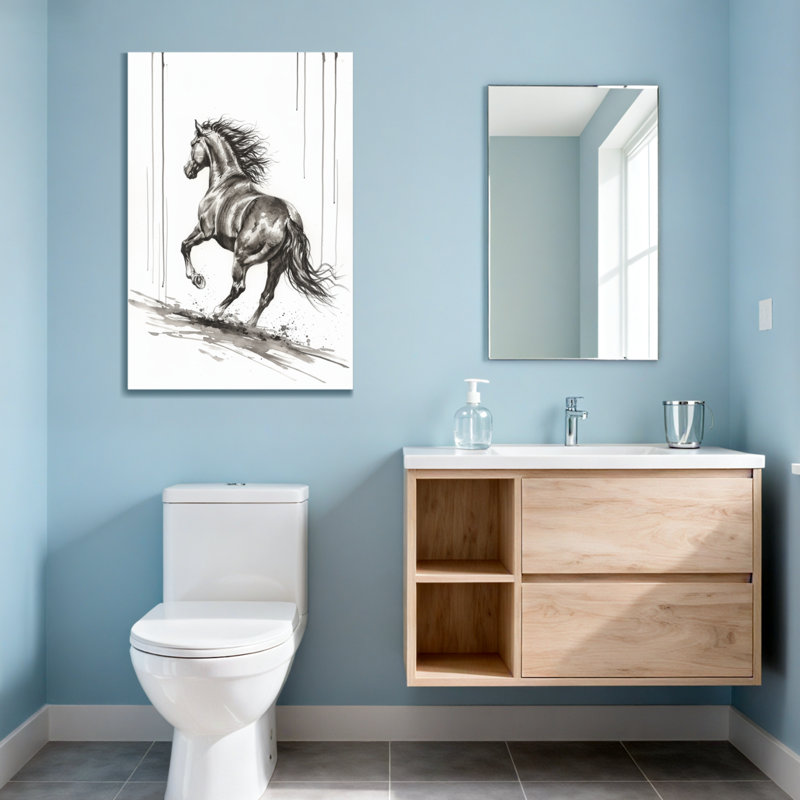 Illustration de croquis dynamique, animaux, animaux en mouvement, 18" H x 12" W