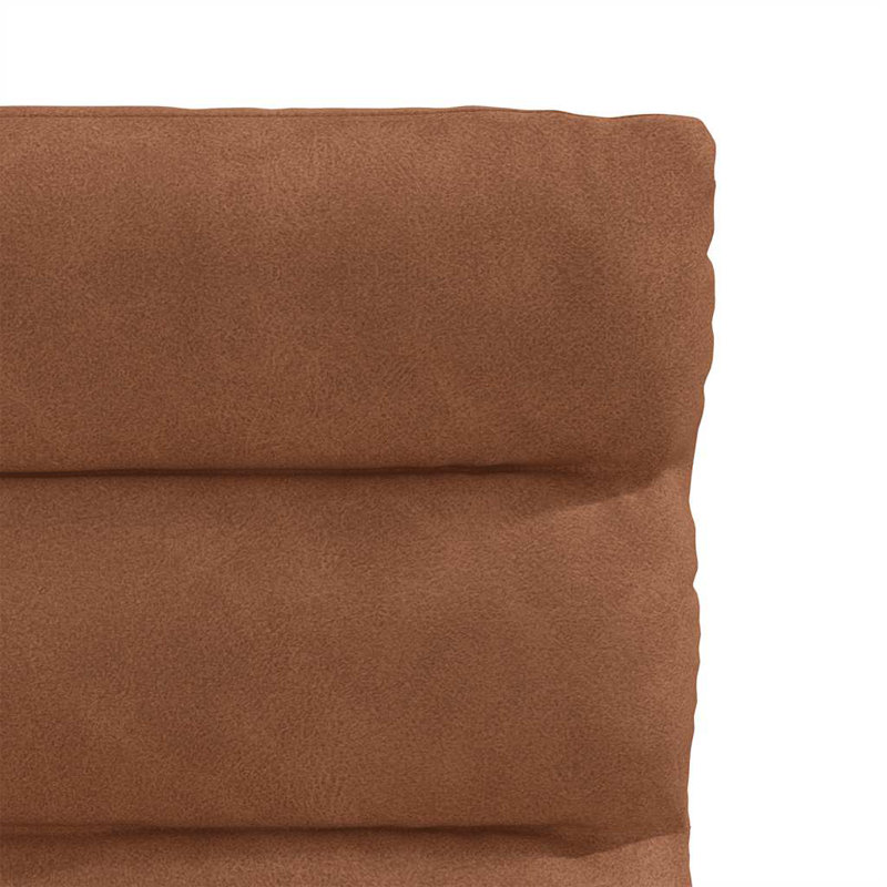  Ensemble de 6 chaises de salle à manger en similicuir brun, contreplaqué, standard en métal, 6, Brun