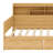 Daybed With Storage Shelves, Multi-Functional Bed With Two Storage Drawers And Study Desk-1998496449