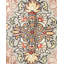 Tapis beige / jaune noué à la main de conception unique 6 pi 3 po x 13 pi 10 po Keller