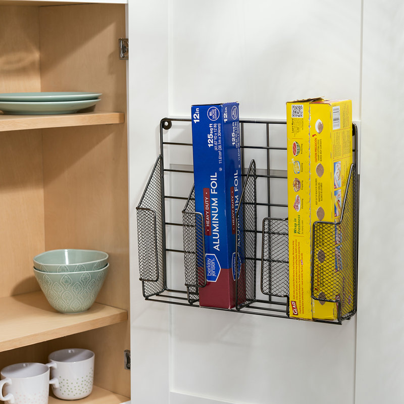 Steel Cabinet Door Organizer