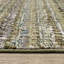 Tapis vert / brun à motif abstrait Torge-946465107