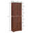 Tall Storage Cabinet With 8 Doors And 4 Shelves, Wall Storage Cabinet For Living Room, Kitchen, Office, Bedroom, Bathroom-88363958