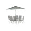 Egecan 6 - Person Patio Dining Set with Rectangular Table-1639524989