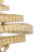 Flow 8-Light Twist Pendant - Baguette/Natural Rattan