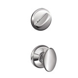 Siena Single Cylinder Interior Knob Set (Exterior Portion Sold Separately)