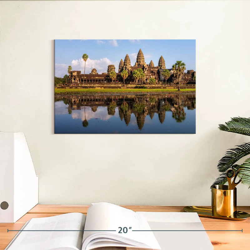 Adella Angkor Wat Reflection, 8" H x 12" W