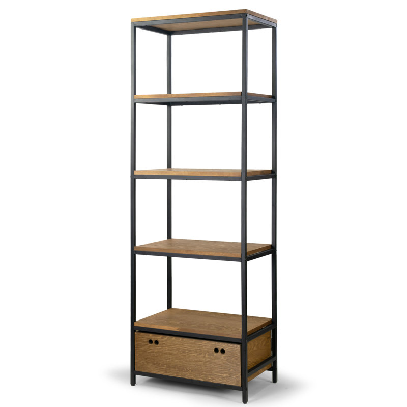 70.75"H x 24.5"W Klein Etagere Storage Bookcase 