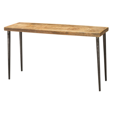 16'' Solid Wood Top Console Table