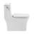 Concorde One-Piece 12" Rough-in 1.28 GPF Left-Hand Flush Square Toilet in Glossy White-1982268222-1982268229