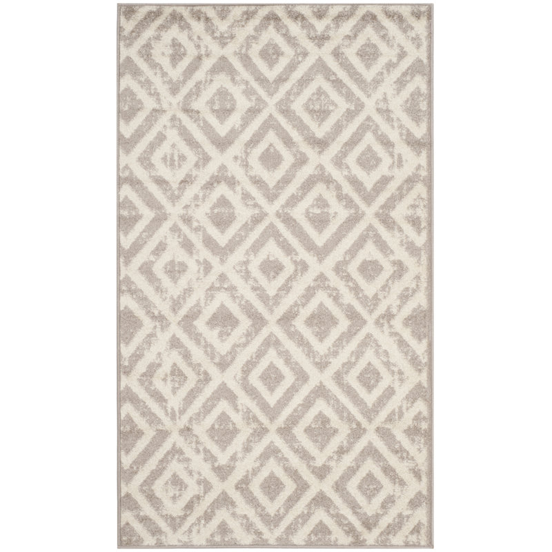 Holtzman Geometric Hand Woven Area Rug, Rectangle 91 x 152 cm