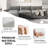 Gabiel Upholstered U-Shaped Sectional Symmetrical-419838243