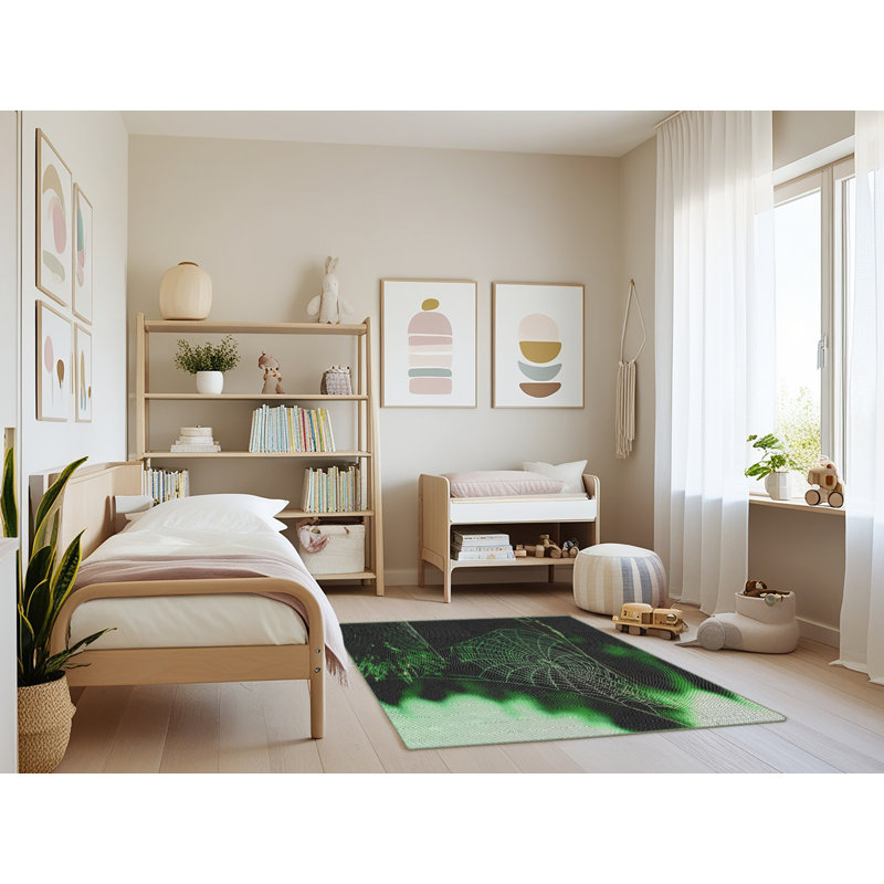 Tapis de zone verte à motif, Rectangle 3 pi x 5 pi
