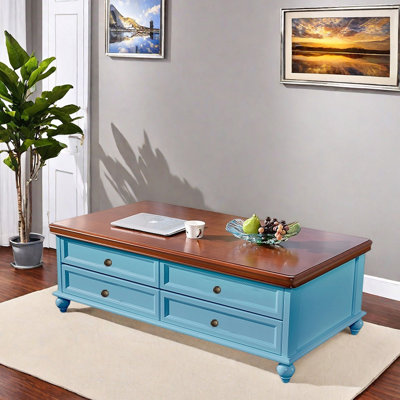 Une table basse de style rétro