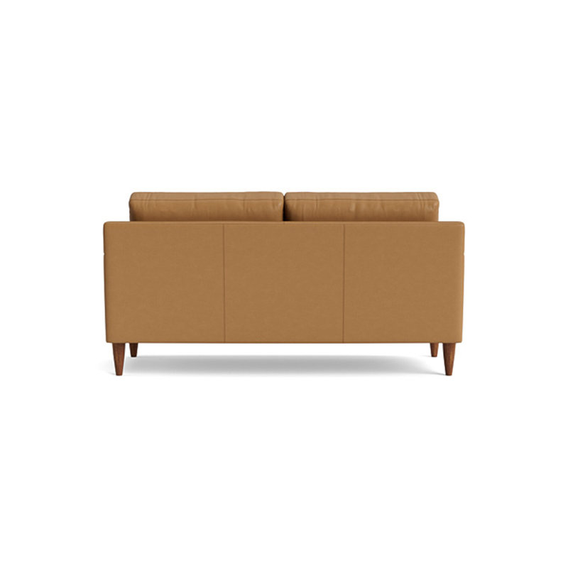 MCM Loveseat (70"), Bison Butterscotch Top Grain Leather