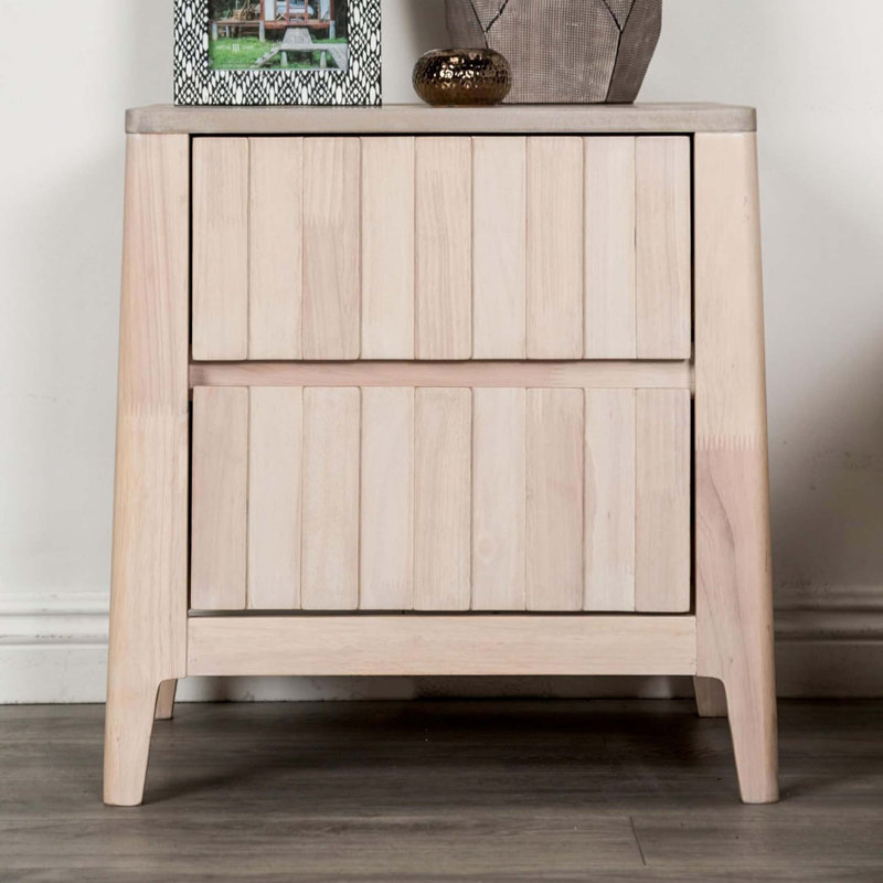 Table de chevet style Mid-Century 1pc