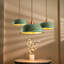 Luminaire suspendu en cuivre martelé fabriqué à la main ALFIQ pour la cuisine, la salle à manger et les espaces de vie-754935697-754935710