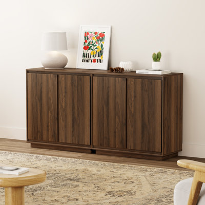 Buffet d'appoint avec tablettes réglables