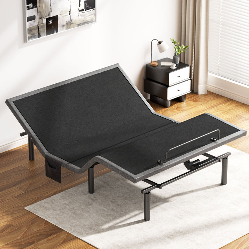 Adjustable Bed Frame With Massage, Wireless Remote, Zero Gravity, 4 USB Ports, Under-Bed Nightlight, 3 Minutes Fast Assembly