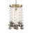 Altoona 1 - Light Brushed Gold Unique/Statement Pendant
