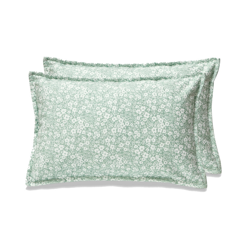 Coussin réversible Leaf, Vert