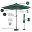 274.32cm Lighted Tilt Market Parasol-2035970168