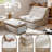 Compression  Armless Memory Foam Bean Bag Chair With Ottoman – Modern Deep Seat Sleeper For Living Room & Bedroom, Tufted Upholstered Design, No Assembly Required-828166445