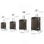 Ensemble de 4 valises légères Softside