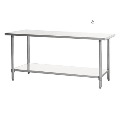 Cooler Depot Modern & Contemporary Stainless Steel 34'' H Work Table