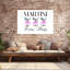 «Martinis with Bows - Extra Dirty Playful Abstract», art mural contemporain-1337206630