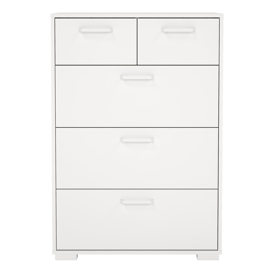 Beore Chest 3 + 2 Drawers White