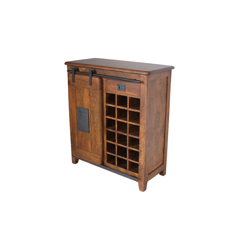 Gratian 18-Bottle Bar Cabinet
