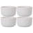 Home Essentials and Beyond 0.25 Qt. Ceramic Round Embossed Slant Ramekin