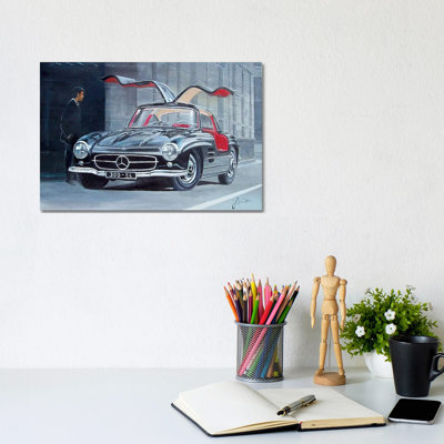 1954-1957 Mercedes-Benz 300 SL Gullwing II 1 Piece Wall Art on Canvas