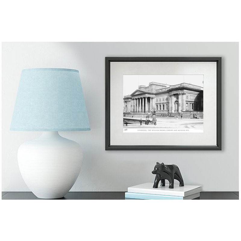 Liverpool, The William Brown Library And Museum 1895 by Francis Frith - Single Picture Frame Print, 60cm H x 80cm W x 2.3cm D