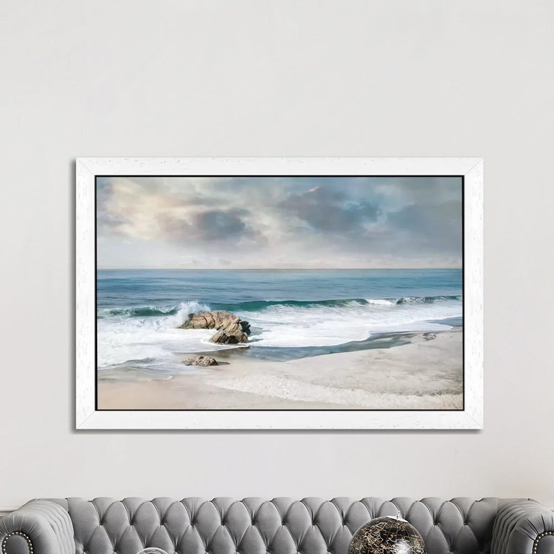 A Forever Moment by Mike Calascibetta - Print on Canvas, 45.72cm H x 66.04cm W x 3.81cm D, White Floater Framed