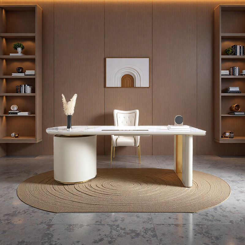 Luxury Desk with Sintered Stone Top