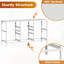 100 cm W Chest of 7 Drawers-1950344083
