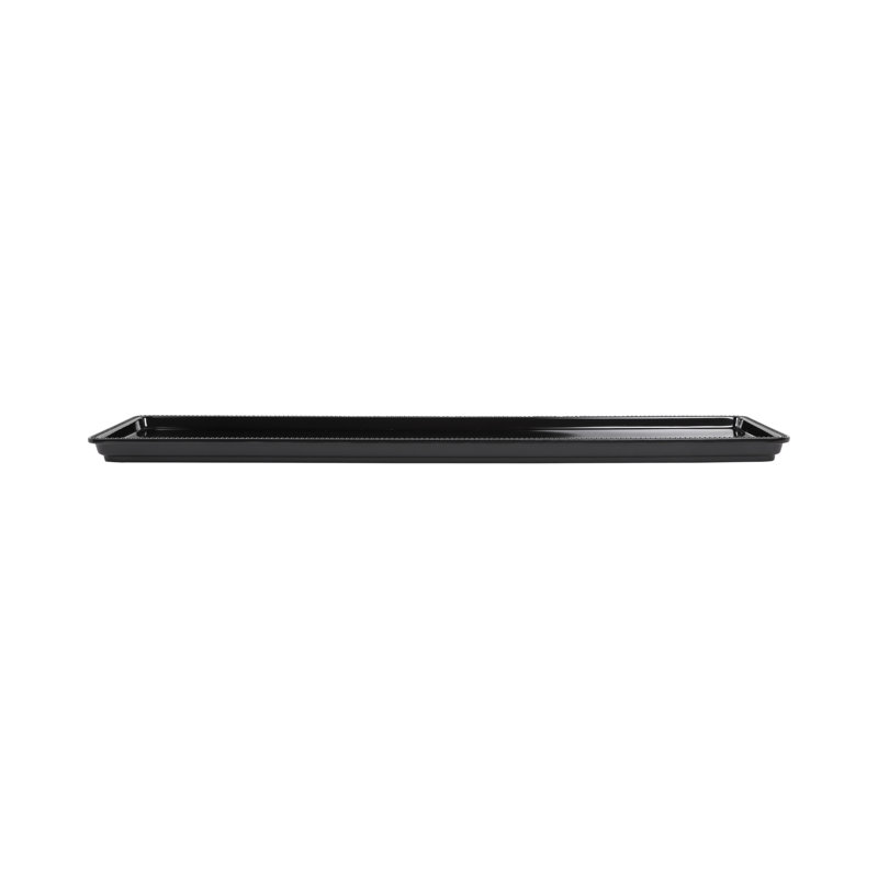 Elite Global Solutions Venetian Melamine Tray, Black, 1" H x 30" W x 8" D