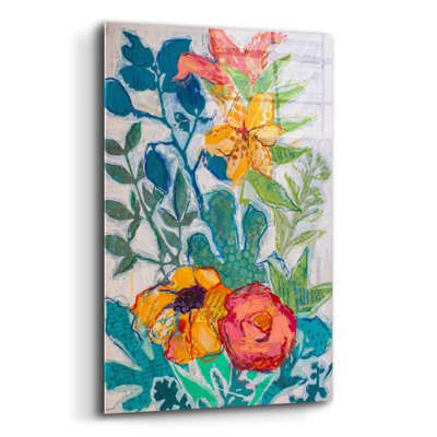 My Mothers Garden A' by St. Hilaire Elizabeth, Acrylic Glass Wall Art