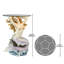Mermaid of Magellan's Cove Glass Side Table