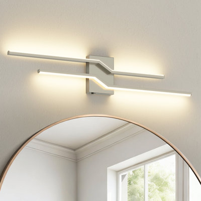 Luminaire de salle de bain à intensité variable à DEL avec 5 températures de couleur réglables