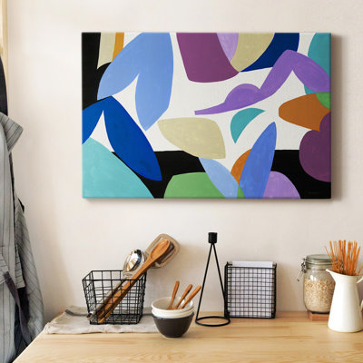Toile tendue avec châssis Ode to Matisse II - prête à être accrochée